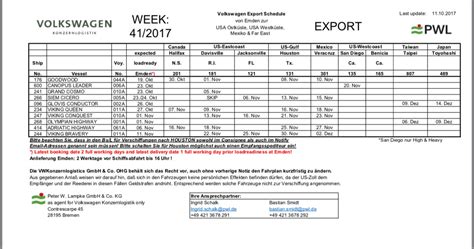 Apr 431 Guardian Leader 010A 10. . Volkswagen export schedule